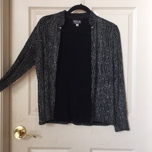 Beautiful Sparkly Vintage Open Faced Blazer